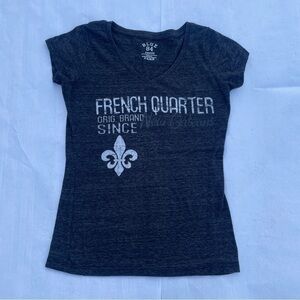 Blue 84 Charcoal gray French Quarter T-shirt size medium